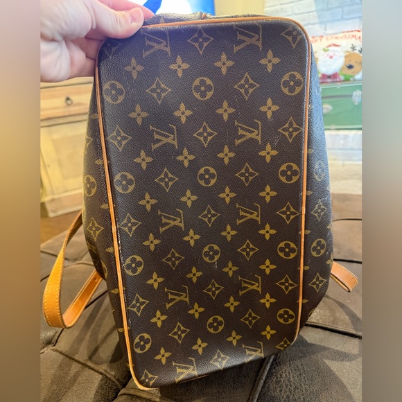 Louis Vuitton Dark Brown Monogram Tote - Picture 9 of 12